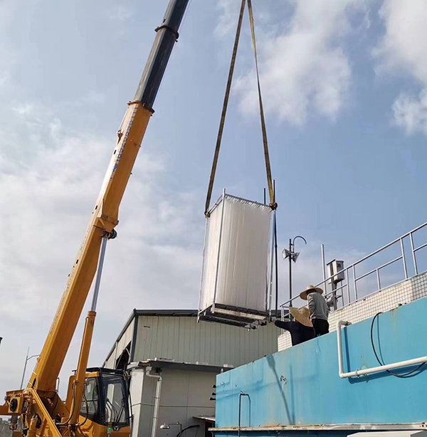 污水處理簾式MBR膜如何清洗效果比較好?